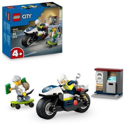 LEGO® GmbH LEGO City Verfolgungsjagd mit dem Polizeimotorrad Spielset 60455 LEGO® GmbH LEGO City Verfolgungsjagd mit dem Polizeimotorrad Spielset 60455