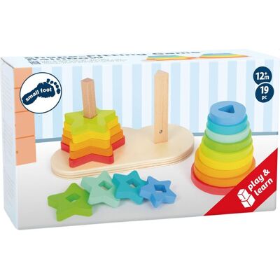 small foot GmbH & Co. KG Steckspiel Regenbogen small foot GmbH & Co. KG Steckspiel Regenbogen