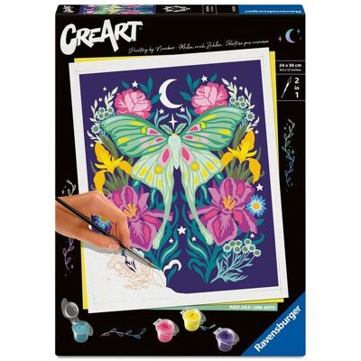 Ravensburger Verlag GmbH CreArt, Malen nach Zahlen Adults Trend - Pixie Cold: Luna-Motte Ravensburger Verlag GmbH CreArt, Malen nach Zahlen Adults Trend - Pixie Cold: Luna-Motte