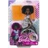 Mattel Barbie - Barbie Fashionistas Puppe im Rollstuhl mit schwarzen Haaren