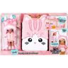 MGA Entertainment MGA 585589EUC - Na! Na! Na! Surprise Backpack Bedroom, Fashion-Modepuppe Reena de la Rosa, 19 cm, 3-in-1 Rucksack, Spielset