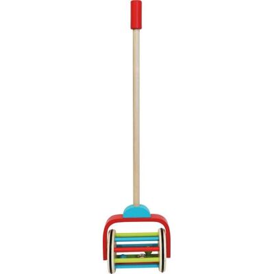 Babyspielzeug - Holzrassel mit beweglichen Kugeln - ca. 9,5x15,5x60 cm Babyspielzeug - Holzrassel mit beweglichen Kugeln - ca. 9,5x15,5x60 cm