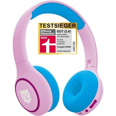Tiger Media tigerbuddies Bluetooth Kinderkopfhörer Fresh Candy ( rosa / blau ) Tiger Media tigerbuddies Bluetooth Kinderkopfhörer Fresh Candy ( rosa / blau )