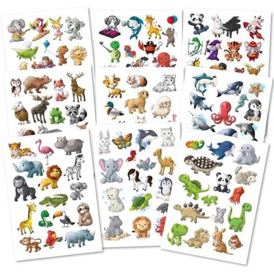 Topulo Verlag 150 hautfreundliche Kindertattoos – Thema: Tierischer Spaß Topulo Verlag 150 hautfreundliche Kindertattoos – Thema: Tierischer Spaß