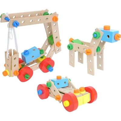 VEDES Großhandel GmbH - Ware SpielMaus Holz DIY Konstruktions-Set, 90-teilig VEDES Großhandel GmbH - Ware SpielMaus Holz DIY Konstruktions-Set, 90-teilig