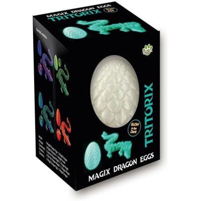 Triton-X XL Glow in the Dark MagiX Dragon Egg TRITORAX 13cm Triton-X XL Glow in the Dark MagiX Dragon Egg TRITORAX 13cm