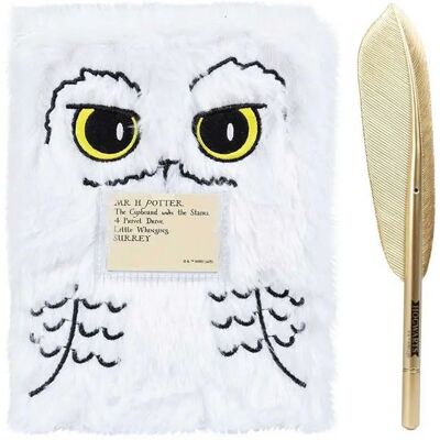 Mad Monkey GmbH Harry Potter Plüsch-Notizbuch Set Hedwig Mad Monkey GmbH Harry Potter Plüsch-Notizbuch Set Hedwig