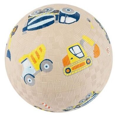 Sigikid 43523 - Ball Baufahrzeuge, beige, Naturkautschukball, 12 cm Sigikid 43523 - Ball Baufahrzeuge, beige, Naturkautschukball, 12 cm