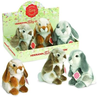 Teddy-Hermann Hase hockend sortiert 19 cm Teddy-Hermann Hase hockend sortiert 19 cm