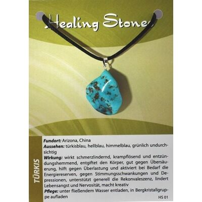 JOJO Türkis Maxicard Healing Stones, R143-01 JOJO Türkis Maxicard Healing Stones, R143-01