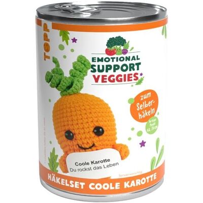 frechverlag GmbH Emotional Support Veggies Häkelset Karotte frechverlag GmbH Emotional Support Veggies Häkelset Karotte