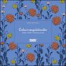 DUMONT Kalenderverlag Immerwährender Geburtstagskalender – Lovely Flowers – Haferkorn & Sauerbrey – Quadrat-Format 24 x 24 cm