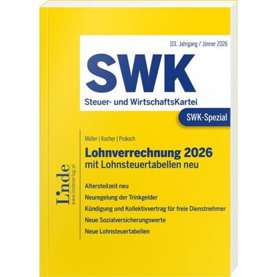Linde SWK-Spezial Lohnverrechnung 2026 Linde SWK-Spezial Lohnverrechnung 2026