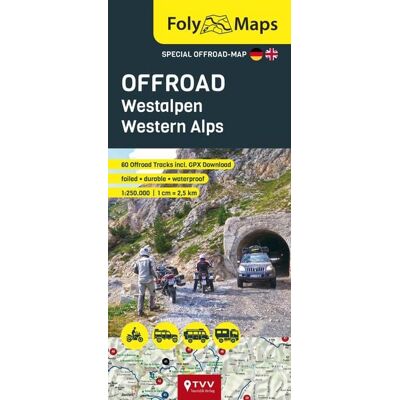 TVV Touristik-Verlag GmbH FolyMaps OFFROAD Westalpen 1:250 000 TVV Touristik-Verlag GmbH FolyMaps OFFROAD Westalpen 1:250 000