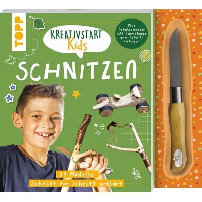 Frechverlag GmbH Kreativstart Kids Schnitzen. Anleitungsbuch und Material Frechverlag GmbH Kreativstart Kids Schnitzen. Anleitungsbuch und Material