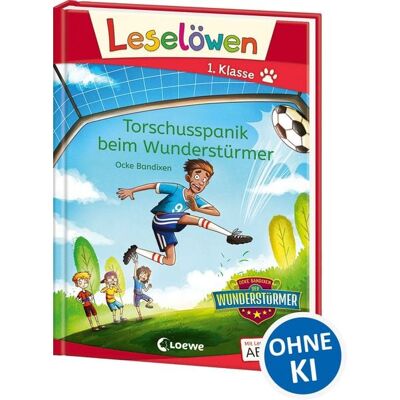Loewe Leselöwen 1. Klasse - Torschusspanik beim Wunderstürmer Loewe Leselöwen 1. Klasse - Torschusspanik beim Wunderstürmer