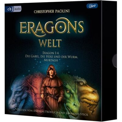 Cbj audio Eragons Welt - Das Vermächtnis der Drachenreiter - Der Auftrag des Ältesten - Die Weisheit des Feuers - Das Erbe der Macht - Die Gabel, die Hexe und der Wurm - Murtagh Cbj audio Eragons Welt - Das Vermächtnis der Drachenreiter - Der Auftrag des Ältesten - Die Weisheit des Feuers - Das Erbe der Macht - Die Gabel, die Hexe und der Wurm - Murtagh