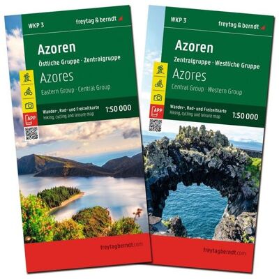 KOMPASS Freytag & Berndt freytag & berndt Wanderkarten-Set Azoren 1:50.000 KOMPASS Freytag & Berndt freytag & berndt Wanderkarten-Set Azoren 1:50.000