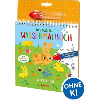 Loewe Das magische Wassermalbuch - Niedliche Tiere Loewe Das magische Wassermalbuch - Niedliche Tiere