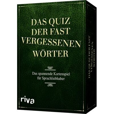 Riva Das Quiz der fast vergessenen Wörter Riva Das Quiz der fast vergessenen Wörter