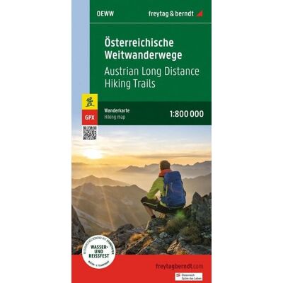 KOMPASS freytag und berndt freytag & berndt Wanderkarte OEWW Österreichische Weitwanderwege 1:800.000 KOMPASS freytag und berndt freytag & berndt Wanderkarte OEWW Österreichische Weitwanderwege 1:800.000