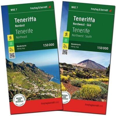KOMPASS freytag und berndt Freytag & berndt Wanderkarten-Set Teneriffa 1:50.000 KOMPASS freytag und berndt Freytag & berndt Wanderkarten-Set Teneriffa 1:50.000