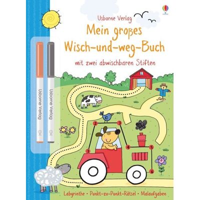 Usborne Mein großes Wisch-und-weg-Buch Usborne Mein großes Wisch-und-weg-Buch