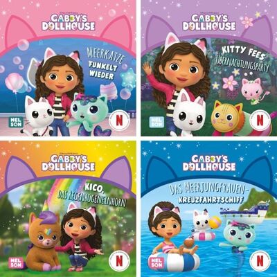 Nelson 4er-Set: Maxi-Mini 46: Gabby's Dollhouse Nelson 4er-Set: Maxi-Mini 46: Gabby's Dollhouse