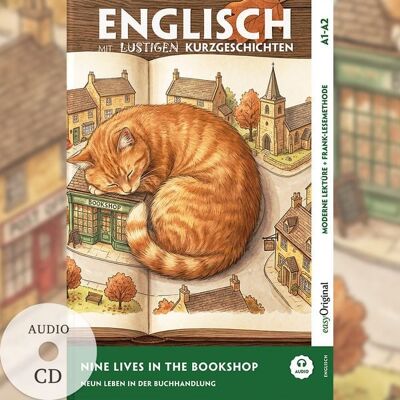 EasyOriginal Verlag Englisch lernen mit lustigen Kurzgeschichten (A1-A2) - Nine Lives in the Bookshop (+ Audio-CD) EasyOriginal Verlag Englisch lernen mit lustigen Kurzgeschichten (A1-A2) - Nine Lives in the Bookshop (+ Audio-CD)
