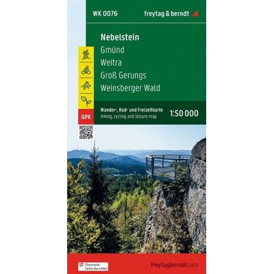 KOMPASS freytag und berndt Nebelstein - Gmünd - Weitra, Wander + Radkarte 1:50.000 KOMPASS freytag und berndt Nebelstein - Gmünd - Weitra, Wander + Radkarte 1:50.000