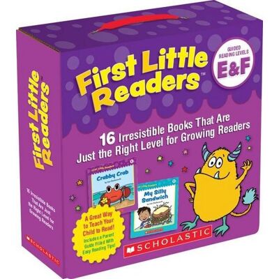 Scholastic First Little Readers Parent Pack Level E & F Scholastic First Little Readers Parent Pack Level E & F