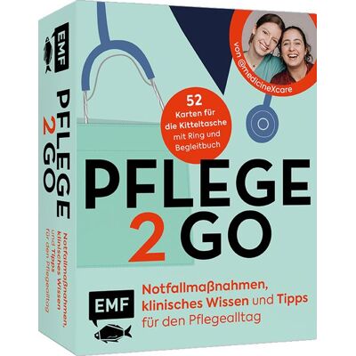 Edition Michael Fischer / EMF Verlag Kartenset: Pflege to go – Notfallmaßnahmen, klinisches Wissen und Tipps für den Pflegealltag für Krankenpflege, Altenpflege, Pflege zu Hause von #medicineXcare Edition Michael Fischer / EMF Verlag Kartenset: Pflege to go – Notfallmaßnahmen, klinisches Wissen und Tipps für den Pflegealltag für Krankenpflege, Altenpflege, Pflege zu Hause von #medicineXcare