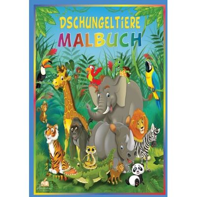 Dhamma Verlag Dschungeltiere Malbuch Dhamma Verlag Dschungeltiere Malbuch