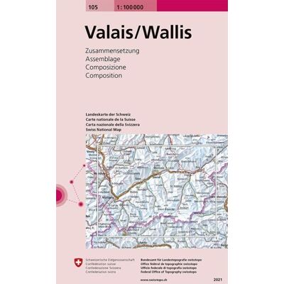 Swisstopo 105 Valais/Wallis Swisstopo 105 Valais/Wallis