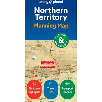 Lonely Planet Northern Territory Planning Map Lonely Planet Northern Territory Planning Map