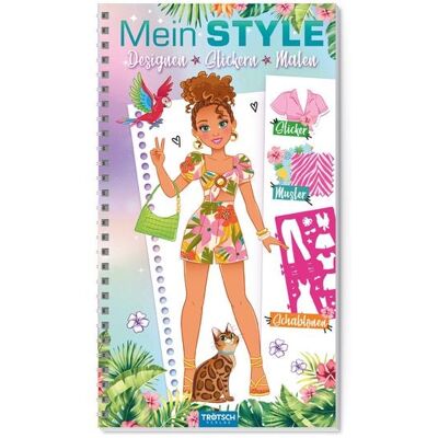 Trötsch Verlag GmbH & Co. KG Trötsch Malbuch mit Schablonen und Stickern Mein Style Holiday Trötsch Verlag GmbH & Co. KG Trötsch Malbuch mit Schablonen und Stickern Mein Style Holiday
