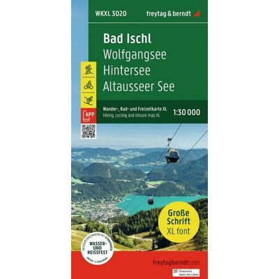 KOMPASS freytag und berndt Freytag & berndt Wanderkarte WKXL 3020 Bad Ischl, Wolfgangsee - Hintersee - Altausseer See 1:30.000 KOMPASS freytag und berndt Freytag & berndt Wanderkarte WKXL 3020 Bad Ischl, Wolfgangsee - Hintersee - Altausseer See 1:30.000
