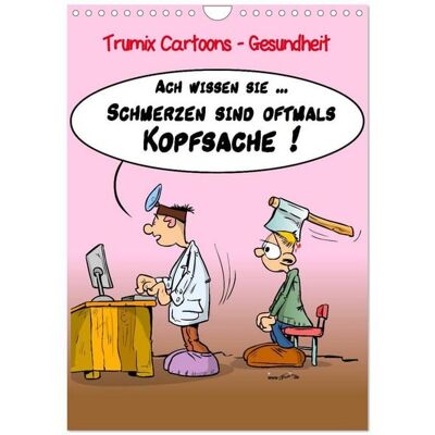 Trumix Cartoons - Gesundheit (Wandkalender 2026 DIN A4 hoch), CALVENDO Monatskalender Trumix Cartoons - Gesundheit (Wandkalender 2026 DIN A4 hoch), CALVENDO Monatskalender