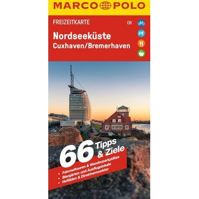 MairDuMont MARCO POLO Freizeitkarte 6 Nordseeküste, Cuxhaven, Bremerhaven 1:100.000 MairDuMont MARCO POLO Freizeitkarte 6 Nordseeküste, Cuxhaven, Bremerhaven 1:100.000