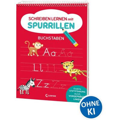 Loewe Schreiben lernen mit Spurrillen - Buchstaben Loewe Schreiben lernen mit Spurrillen - Buchstaben