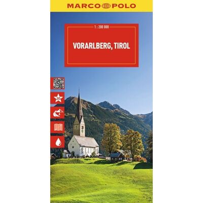 MairDuMont MARCO POLO Reisekarte Österreich 03 Vorarlberg, Tirol 1:200.000 MairDuMont MARCO POLO Reisekarte Österreich 03 Vorarlberg, Tirol 1:200.000