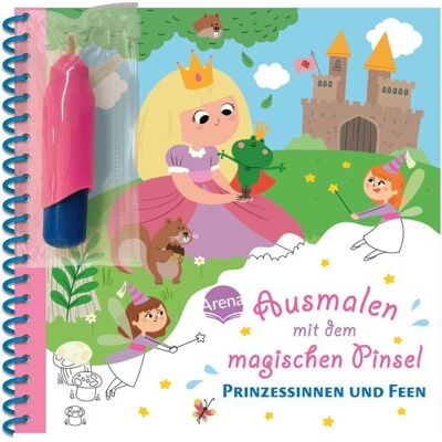Arena Ausmalen mit dem magischen Pinsel. Prinzessinnen und Feen Arena Ausmalen mit dem magischen Pinsel. Prinzessinnen und Feen
