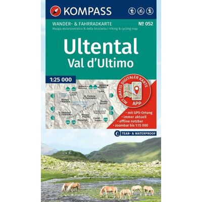Kompass-Karten KOMPASS Wanderkarte 052 Ultental / Val d'Ultimo 1:25.000 Kompass-Karten KOMPASS Wanderkarte 052 Ultental / Val d'Ultimo 1:25.000