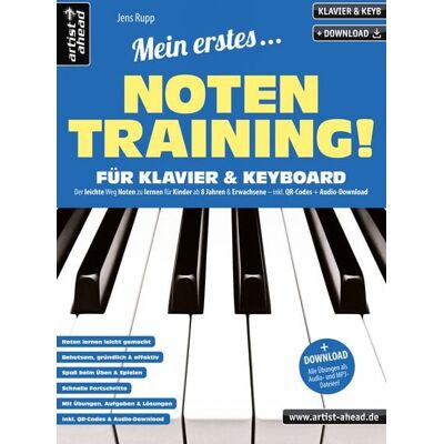 Artist Ahead Mein erstes Notentraining für Klavier & Keyboard! Artist Ahead Mein erstes Notentraining für Klavier & Keyboard!