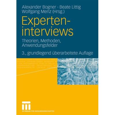 VS Verlag für Sozialwissenschaften Experteninterviews VS Verlag für Sozialwissenschaften Experteninterviews
