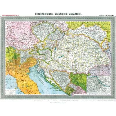 Verlag Rockstuhl Hist. Karte: Österreichisch-Ungarische Monarchie, Um 1908 (gerollt) Verlag Rockstuhl Hist. Karte: Österreichisch-Ungarische Monarchie, Um 1908 (gerollt)