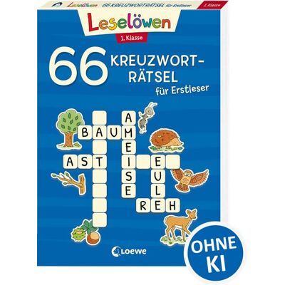 Loewe 66 Kreuzworträtsel für Erstleser - 1. Klasse (Blau) Loewe 66 Kreuzworträtsel für Erstleser - 1. Klasse (Blau)