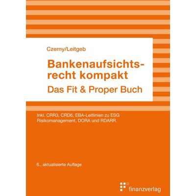 Finanzverlag Bankenaufsichtsrecht kompakt Finanzverlag Bankenaufsichtsrecht kompakt