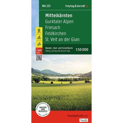 KOMPASS freytag und berndt freytag & berndt Wanderkarte Mittelkärnten - Gurktaler Alpen - Friesach - Feldkirchen - St. Veit an der Glan 1:50.000 KOMPASS freytag und berndt freytag & berndt Wanderkarte Mittelkärnten - Gurktaler Alpen - Friesach - Feldkirchen - St. Veit an der Glan 1:50.000