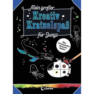 Loewe Mein großer Kreativ-Kratzelspaß: Für Jungs Loewe Mein großer Kreativ-Kratzelspaß: Für Jungs